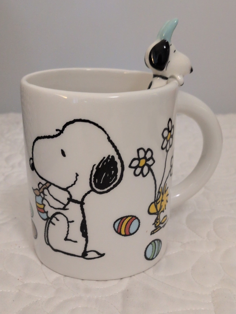 Peanuts Snoopy and Woodstock Easter Mug